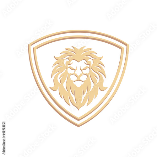 Lion Head Logo Design Template