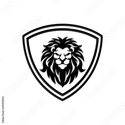 Fototapeta Naklejka Na Ścianę i Meble -  Lion Head Logo Design Template