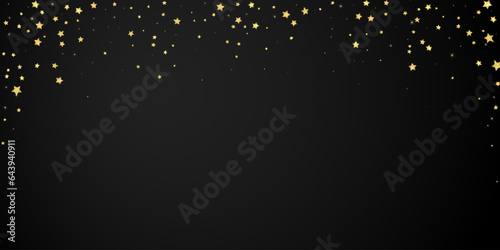 Magic stars vector overlay. Gold stars scattered