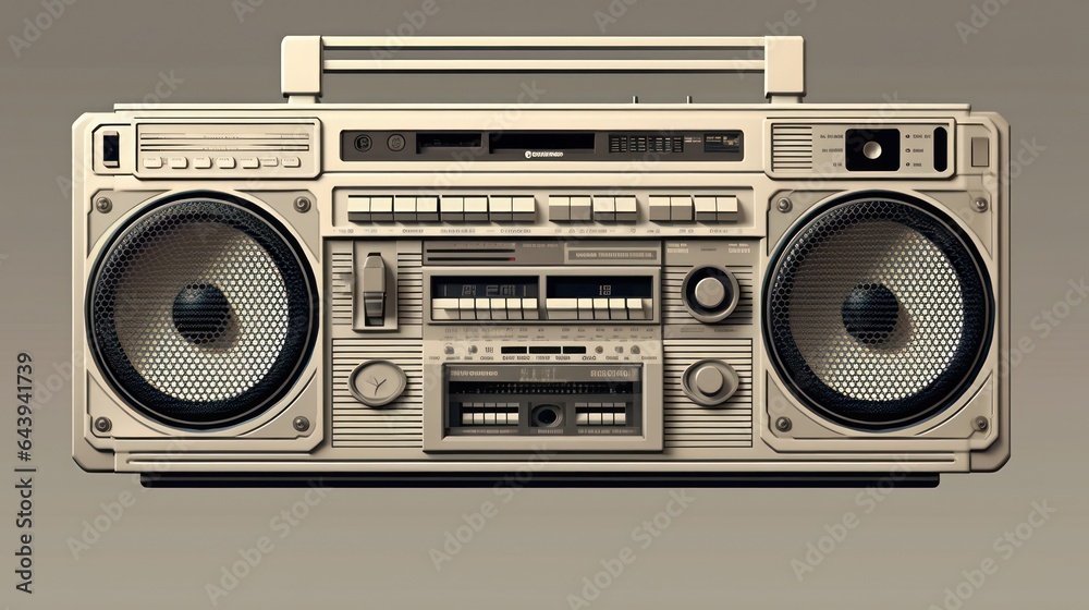 Fototapeta premium Retro boombox