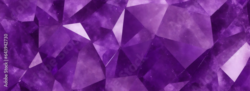 Amethyst gem texture background from Generative AI