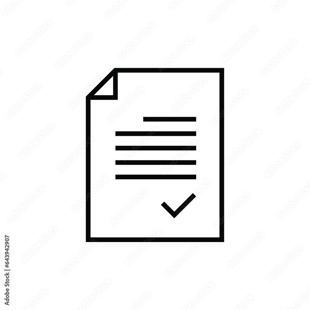 contract business icon vector