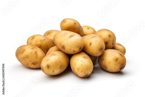 Potato photo realistic illustration - Generative AI.