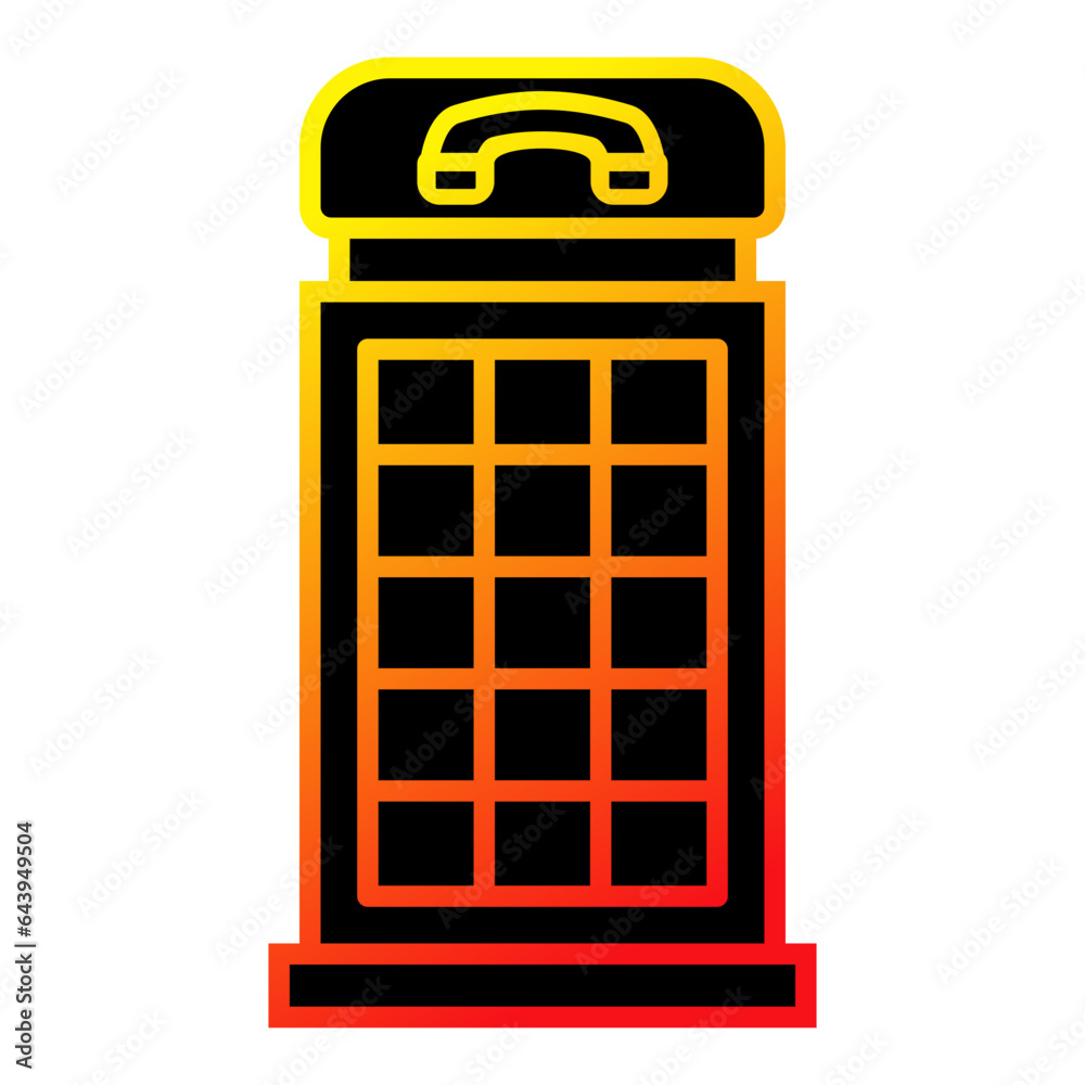 Telephone Booth Icon Telephone Booth Icon