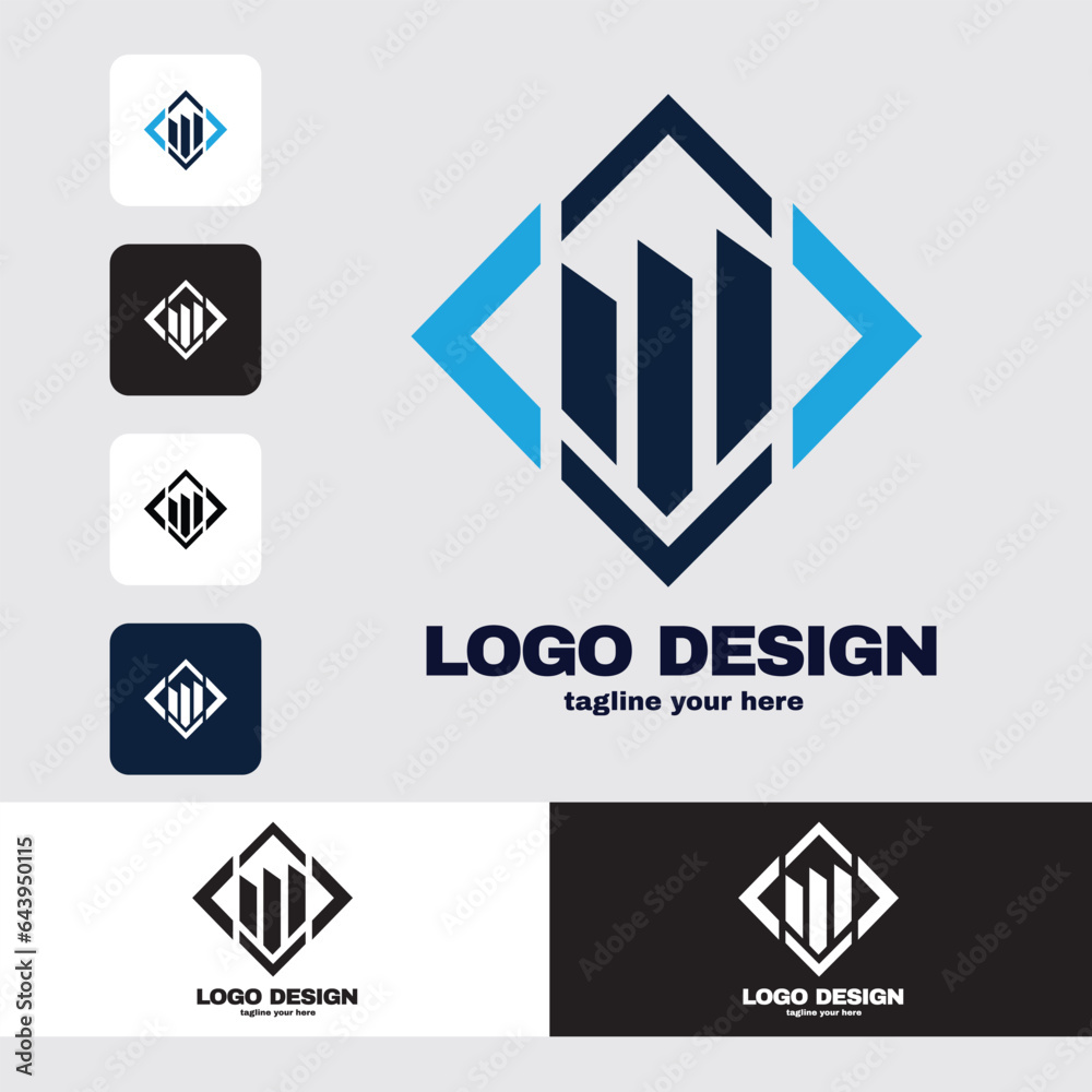 simple Real Estate Logo Design Building, Home, Architect, House