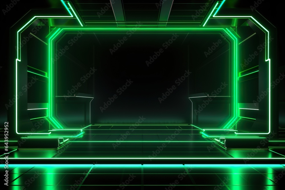 Background technology Gravitational field model, glowing lines green neon lines futuristic style. Background technology Gravitational field model, glowing lines green neon lines futuristic style.