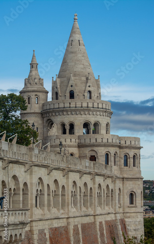 Beautiful view of Fishing bastion in Budapest. Fishing bastion in the city of Budapest. Capital of Hungary