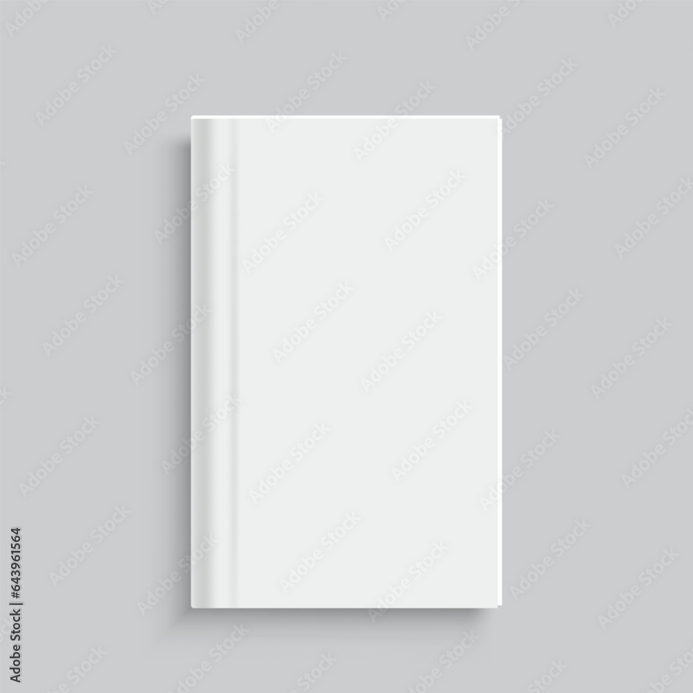Blank white brochure template with soft shadows. Blank white brochure template with soft shadows.