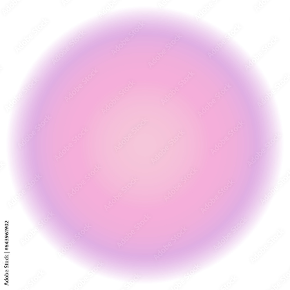 Obraz premium abstract violet and purple round aura gradient, circle shape, blurred sphere, modern art harmony, inner peace and wellbeing concept design