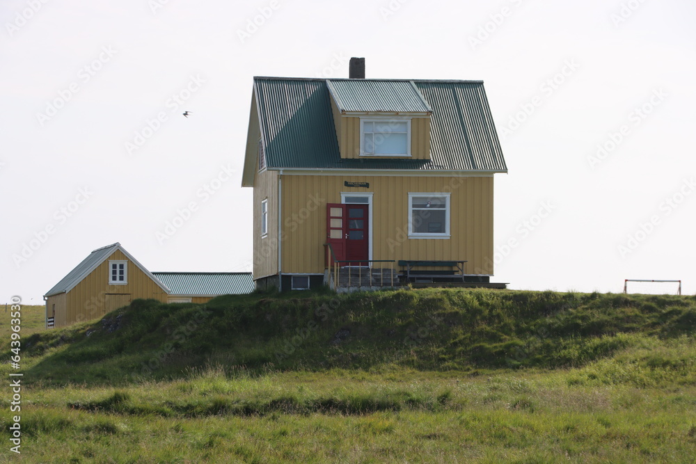 House on Flatey Island off the west coast of Iceland. House on Flatey Island off the west coast of Iceland.