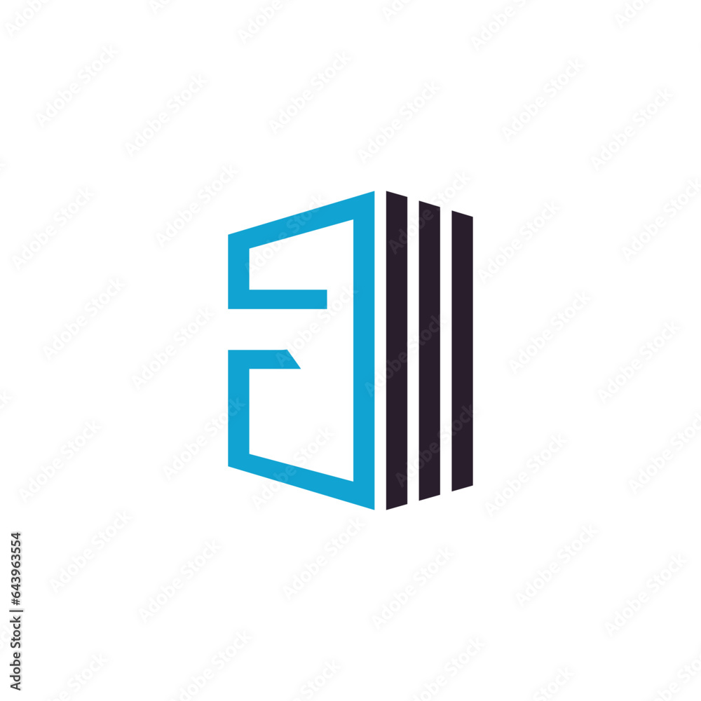 Letter F logo design element vector with creative concept Letter F logo design element vector with creative concept