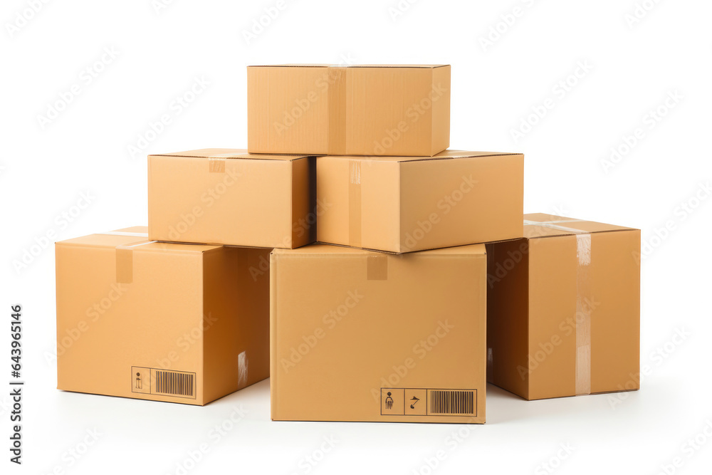 Moving Supplies: Cardboard Boxes Collection