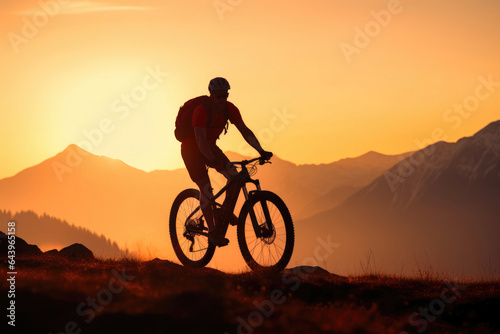 Alpine Morning Ride: Mountain Biker's Paradise