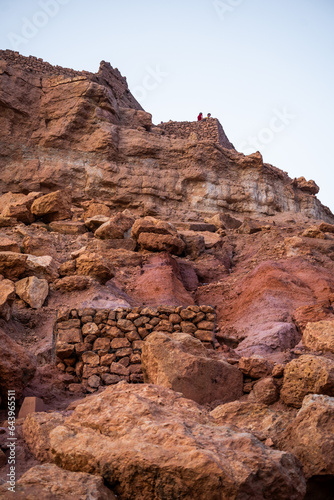 Details of Ait Benhaddou fortress town close to Ouarzazate in Morocco