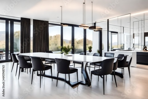 modern dining room