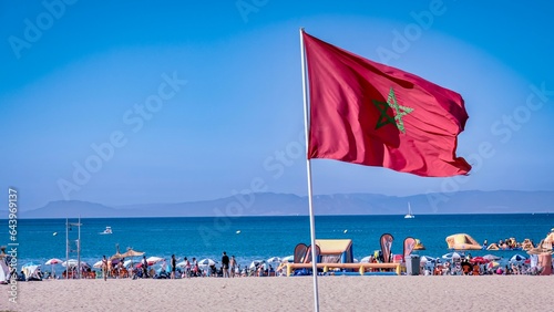 Plage de Tanger, Maroc