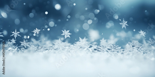 Snowy white blur background © red_orange_stock