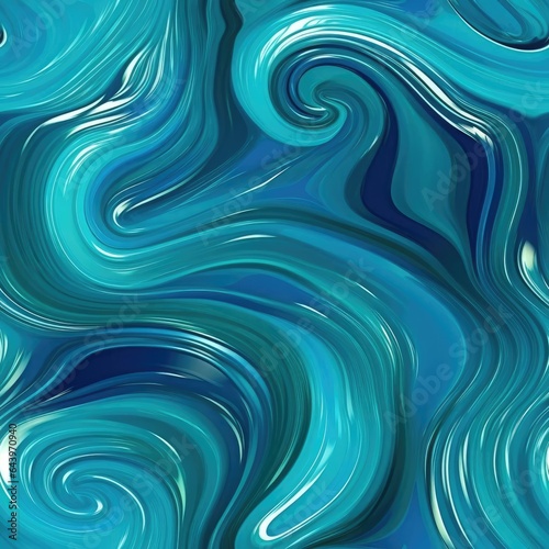 Seamless texture. Blue Waves
