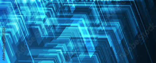 Technology abstract futuristic background for internet business. Big data concept.