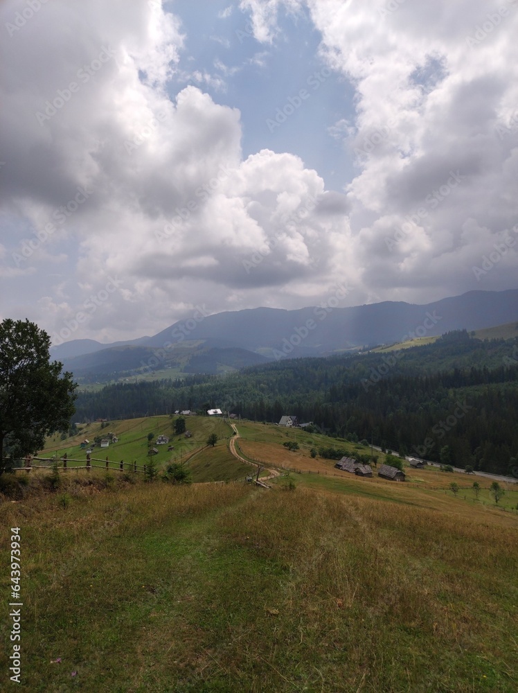 Obraz premium A trip to the mountains.