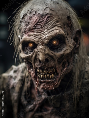 Night of the Living Dead: Scary Zombies - Halloween, Horror, Creepy, Undead, Apocalypse, Gore, Halloween Night, Zombie Makeup, Horror Movie, Undead Army, Creatures, Terror, Spooky, Zombie Horde © dkornelia