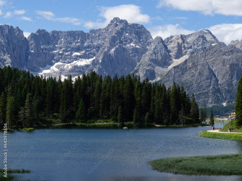 lake in the mountains