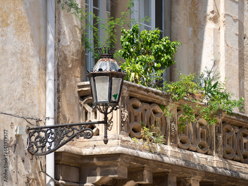 old street lamp country