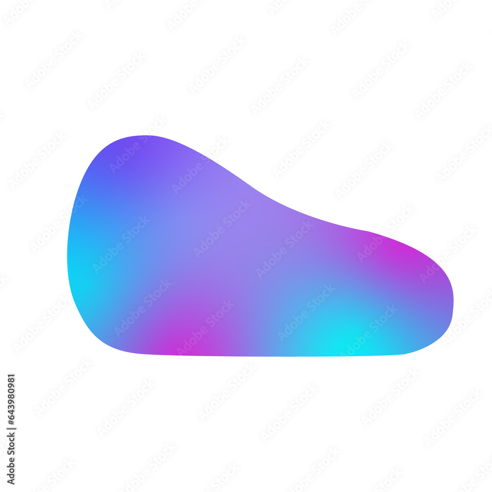 Gradient fluid shape Gradient fluid shape
