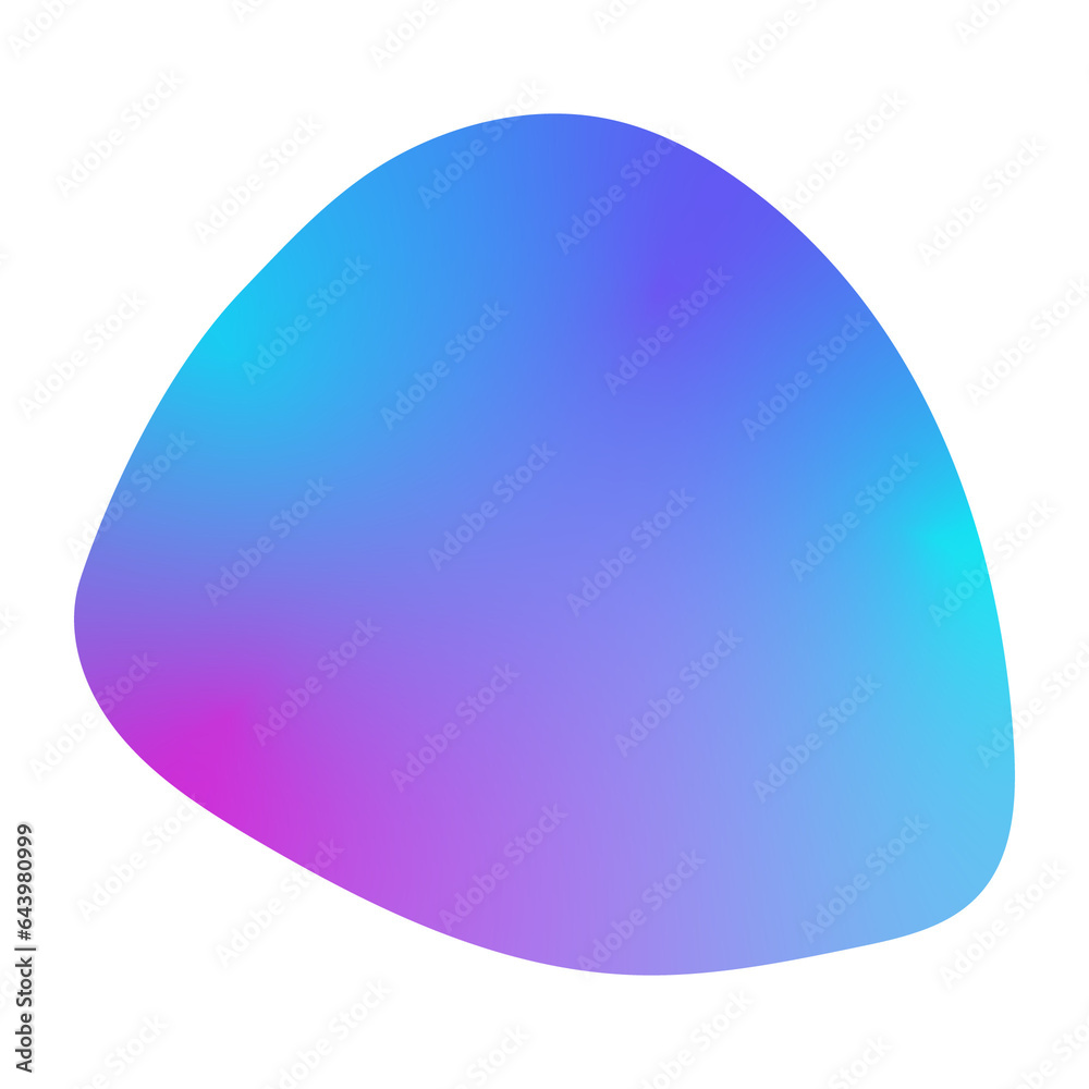 Gradient fluid shape Gradient fluid shape