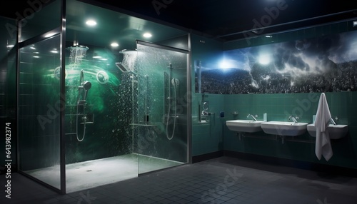 Showers in the Sports Club photo
