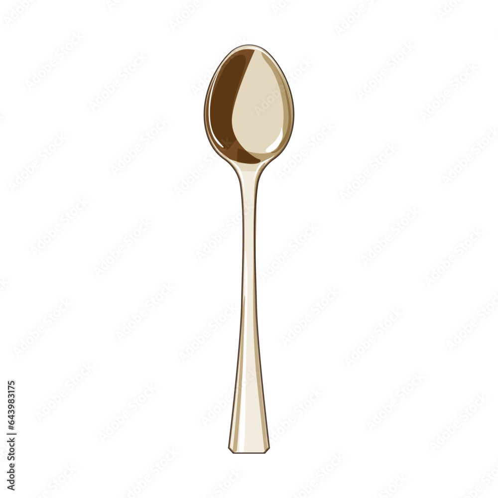 metal tea spoon cartoon. view food, steel black, table table metal tea spoon sign. isolated symbol vector illustration metal tea spoon cartoon. view food, steel black, table table metal tea spoon sign. isolated symbol vector illustration