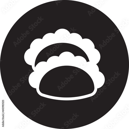 dumplings glyph icon