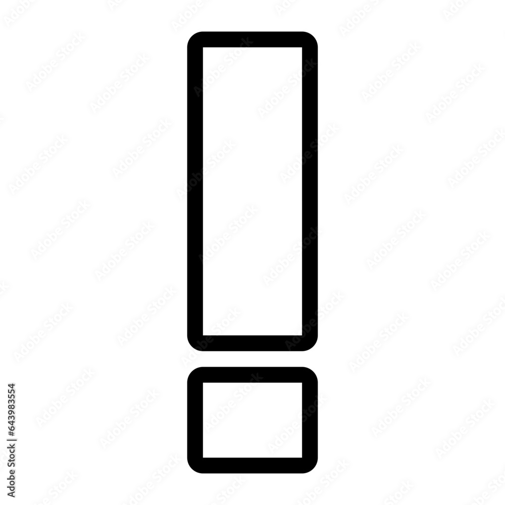 exclamation mark icon exclamation mark icon
