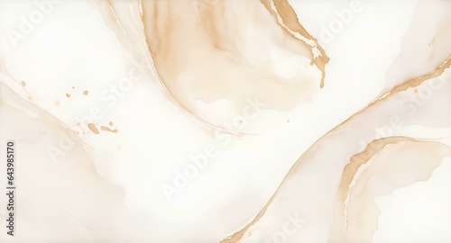 Elegant Cream Abstract Watercolor Background, Colorful Liquid Paint Abstract, Abstract Watercolor Texture, High Resolution