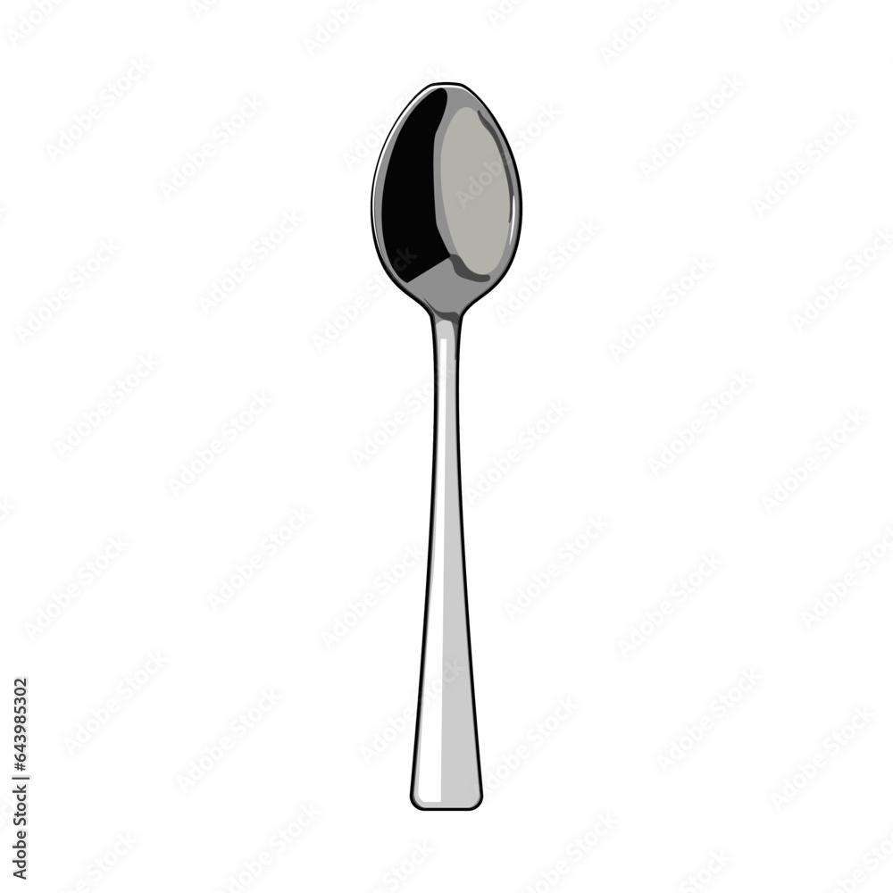 luxury tea spoon cartoon. drink stainless, ceylon top, cup coffee luxury tea spoon sign. isolated symbol vector illustration luxury tea spoon cartoon. drink stainless, ceylon top, cup coffee luxury tea spoon sign. isolated symbol vector illustration