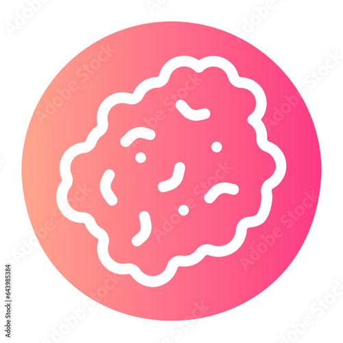 scrambled eggs gradient icon