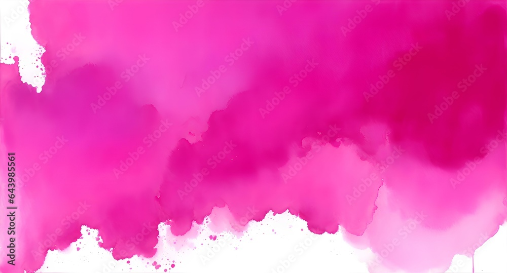 Elegant Magenta Abstract Watercolor Background, Colorful Liquid Paint Abstract, Abstract Watercolor Texture, High Resolution