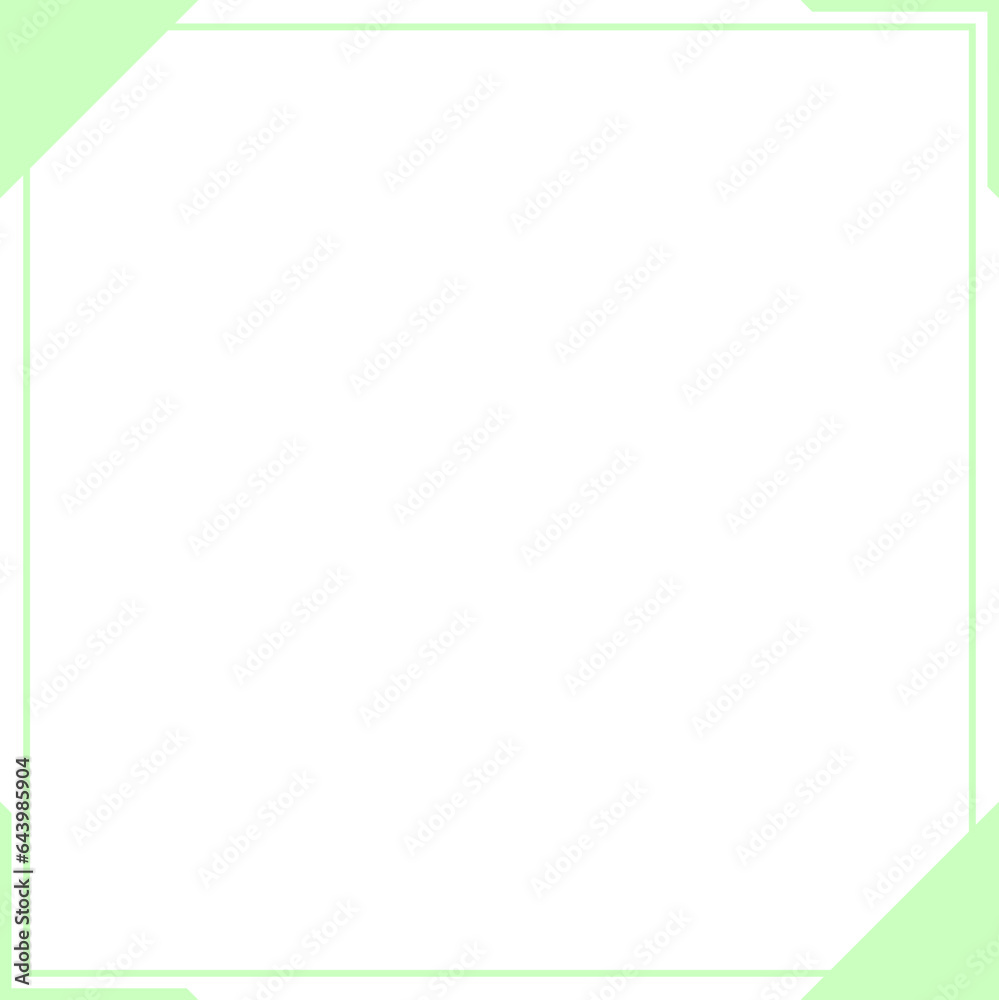 Geometric Square Frame Simple Text Box Quote