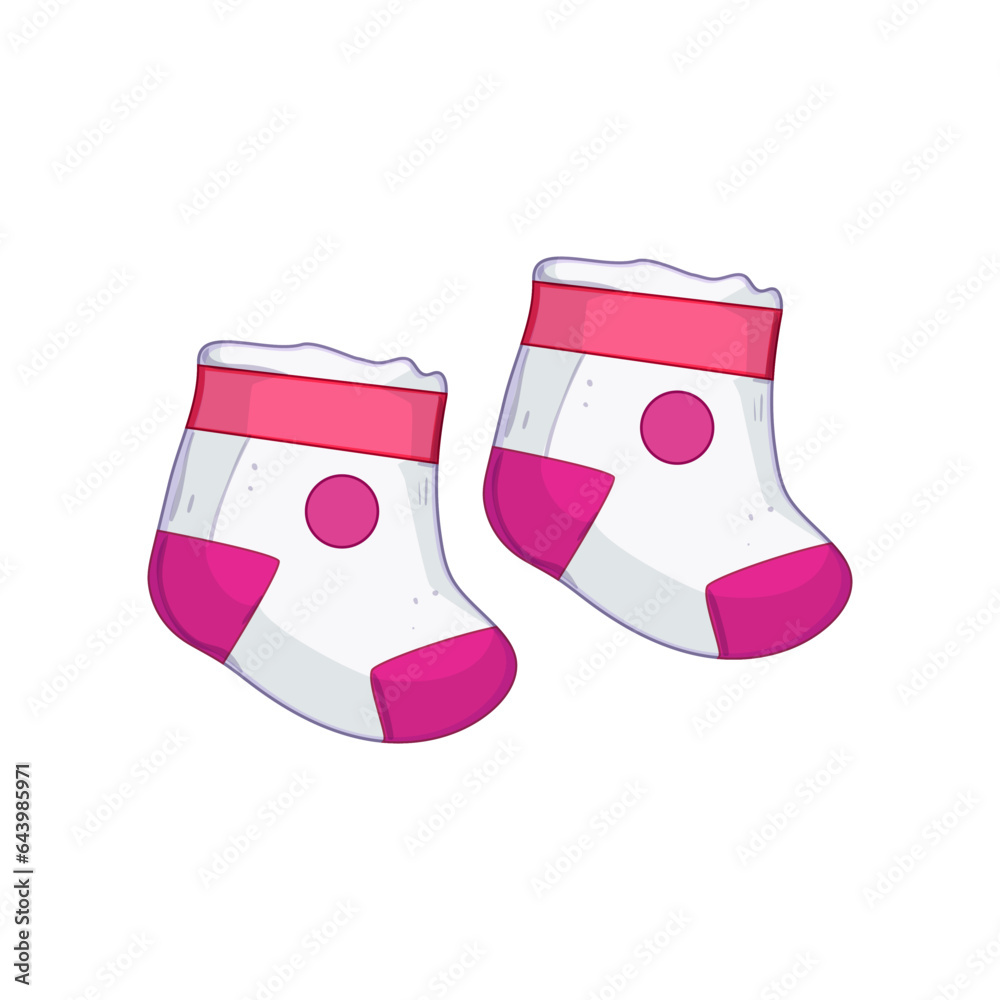 child toddler socks cartoon. infant fashion, kid boy, wear kids child toddler socks sign. isolated symbol vector illustration child toddler socks cartoon. infant fashion, kid boy, wear kids child toddler socks sign. isolated symbol vector illustration