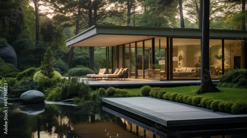 The Artistry of Serenity- A Modernist Oasis