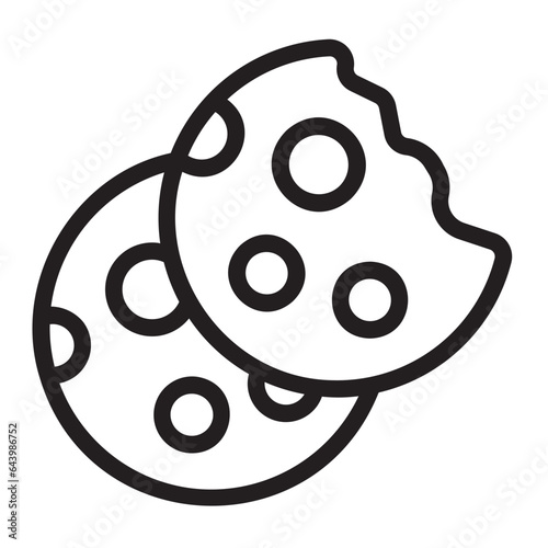 biscuit line icon