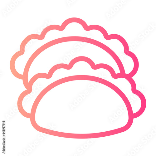 dumplings gradient icon