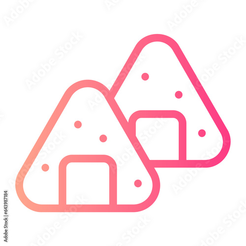 onigiri gradient icon