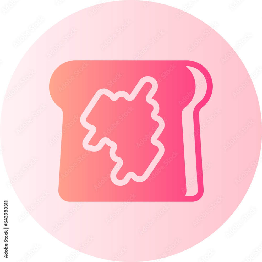 toast gradient icon toast gradient icon