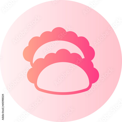 dumplings gradient icon