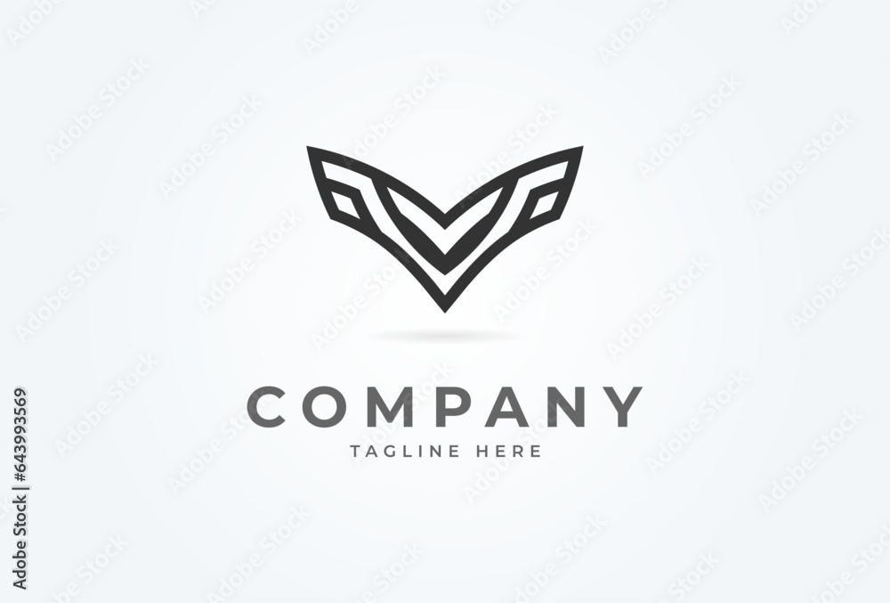 Initial FVF Logo. monogram logo design combination of letters F and V. Flat Vector Logo Design Template. vector illustration Initial FVF Logo. monogram logo design combination of letters F and V. Flat Vector Logo Design Template. vector illustration