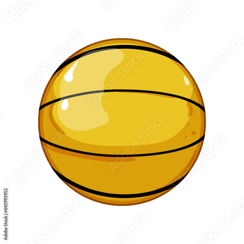 competition basketball ball cartoon. equipment team, object texture, element play competition basketball ball sign. isolated symbol vector illustration