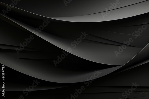Abstract Black texture background. Generative AI