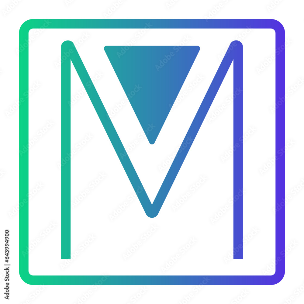 letter m icon letter m icon