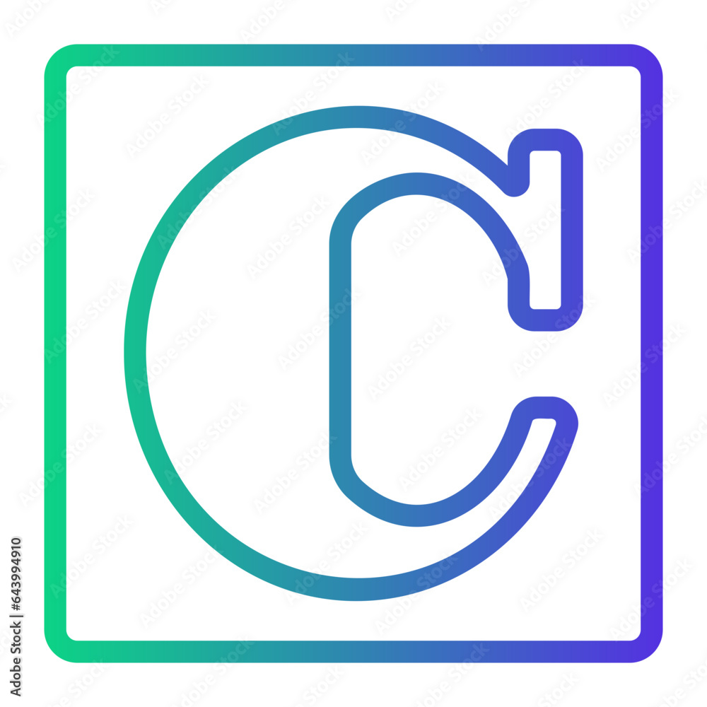 letter c icon letter c icon